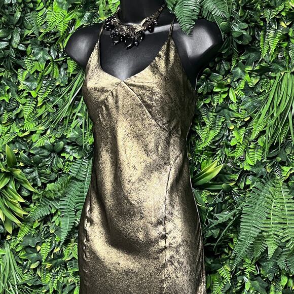 RITA ORA X PRIMARK Dress Women 4 Gold Bohemian Flowy Formal Open Back 2668‎ - Picture 5 of 8